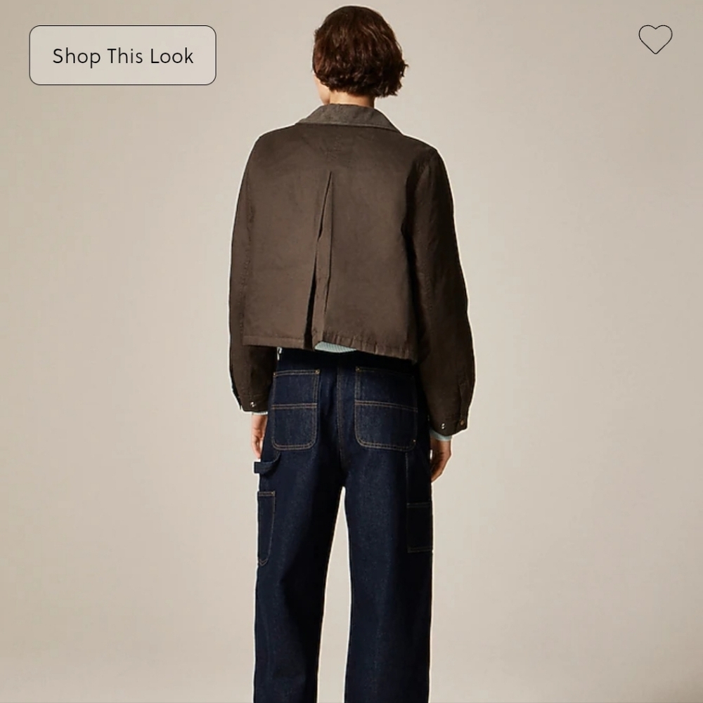 J. Crew Dark Indigo Mid Rise Rigid Carpenter Painter Jeans - Picture 2 of 5